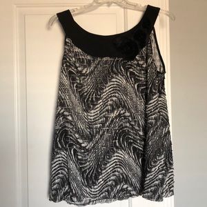 Cato Sleeveless Ruffle Layered Blouse